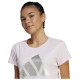 Adidas Παιδική κοντομάνικη μπλούζα Glam Tee Adidas Παιδική κοντομάνικη μπλούζα Glam Tee